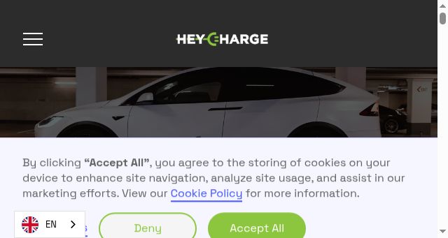 Screenshot of heycharge.com