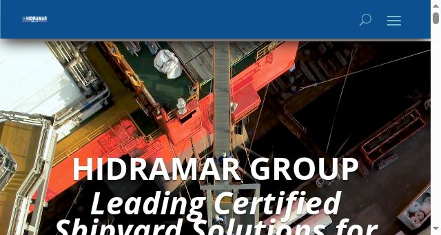 Screenshot of hidramargroup.com