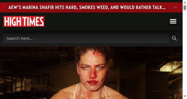 Screenshot of hightimes.com
