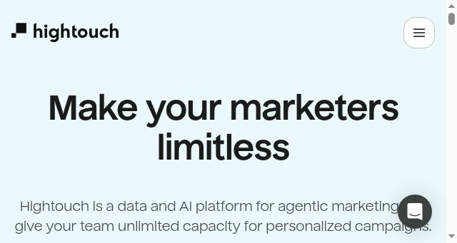 Screenshot of hightouch.com