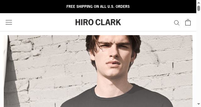 Screenshot of hiroclark.com