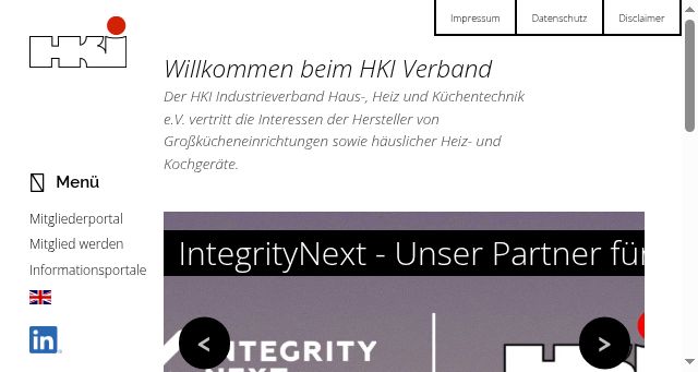 Screenshot of hki-online.de