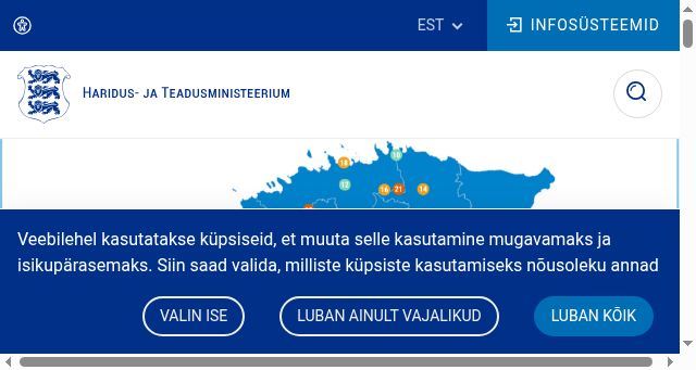 Screenshot of hm.ee