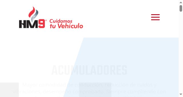 Screenshot of hm9.com.mx