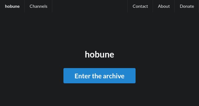 Screenshot of hobune.stream