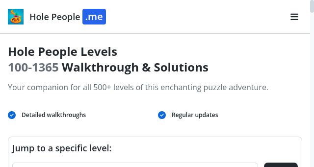 Screenshot of holepeople.me