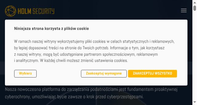 Screenshot of holmsecurity.pl