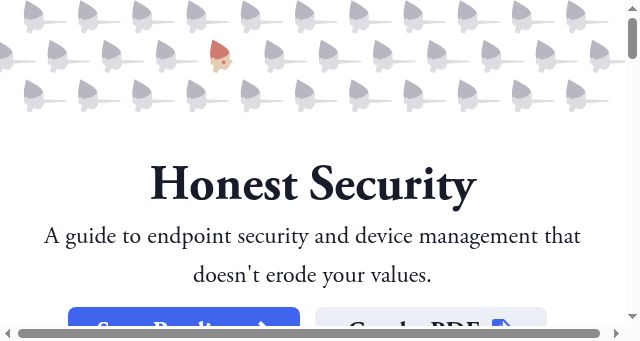 Screenshot of honest.security