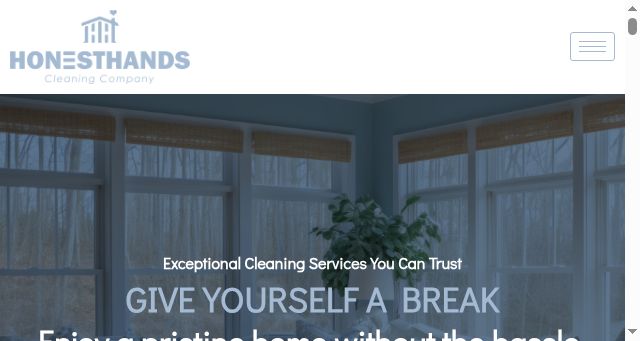 Screenshot of honesthandscompany.com