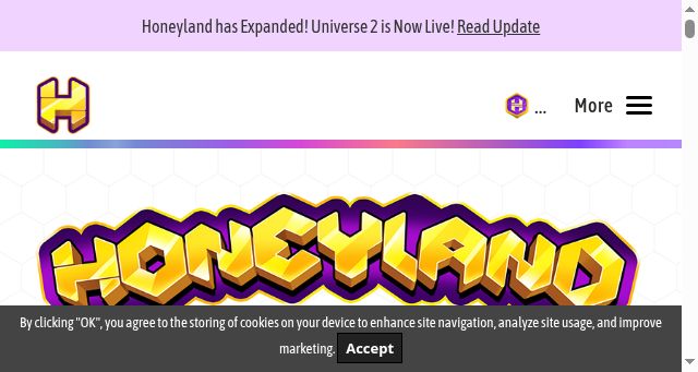 Screenshot of honey.land