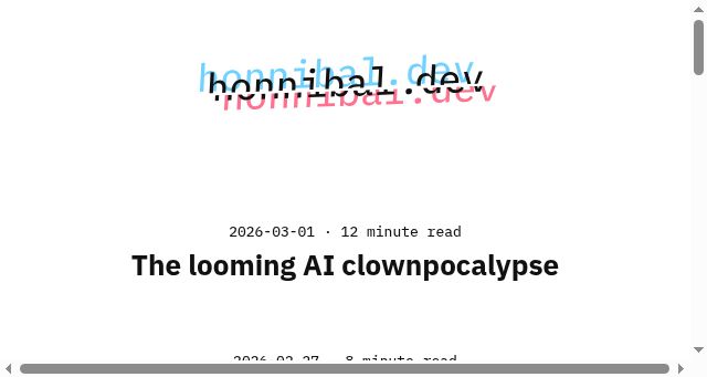 Screenshot of honnibal.dev
