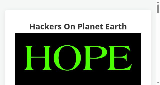 Screenshot of hope.net