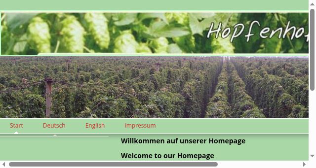 Screenshot of hopfenanbau-regner.de