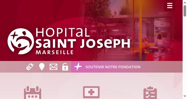Screenshot of hopital-saint-joseph.fr