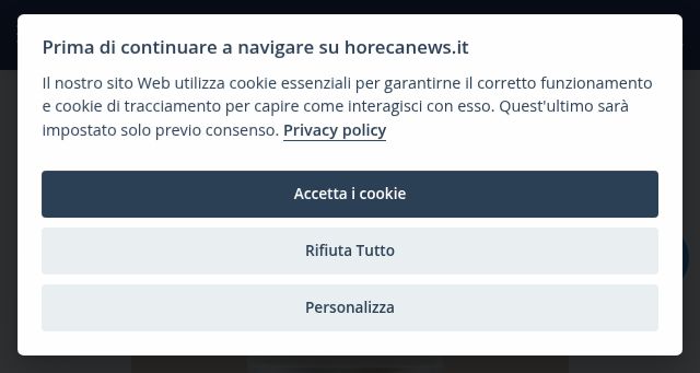 Screenshot of horecanews.it