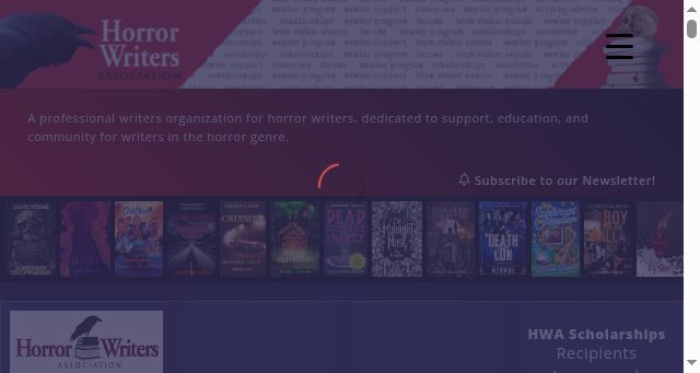Screenshot of horror.org