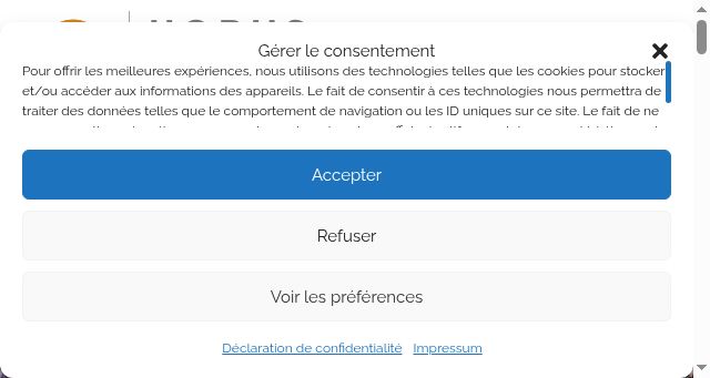 Screenshot of horus.ch