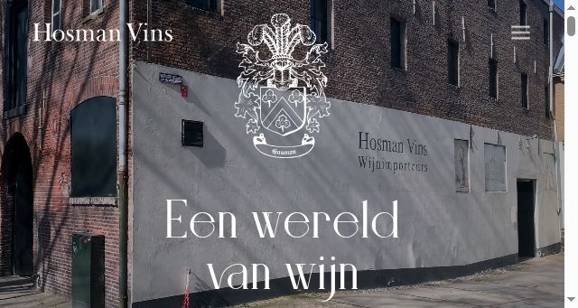 Screenshot of hosmanvins.nl