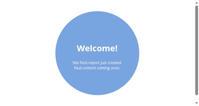 Screenshot of host.report