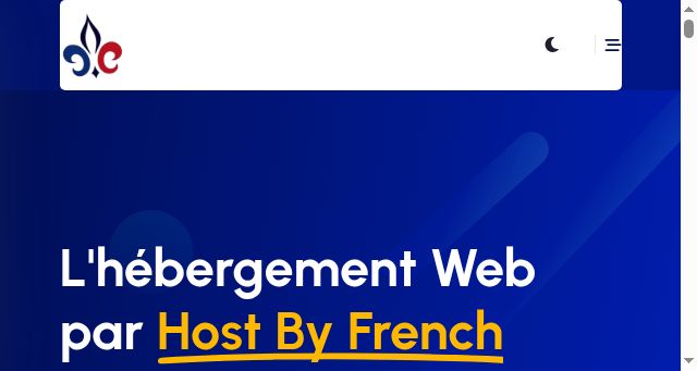Screenshot of hostbyfrench.com