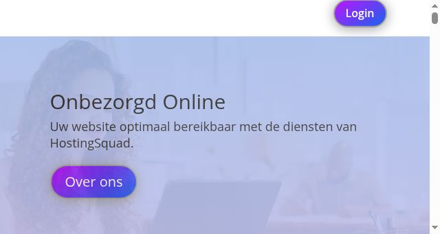 Screenshot of hostingsquad.nl