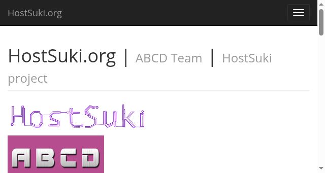 Screenshot of hostsuki.org