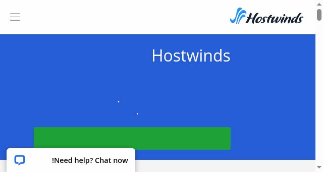 Screenshot of hostwinds.ae