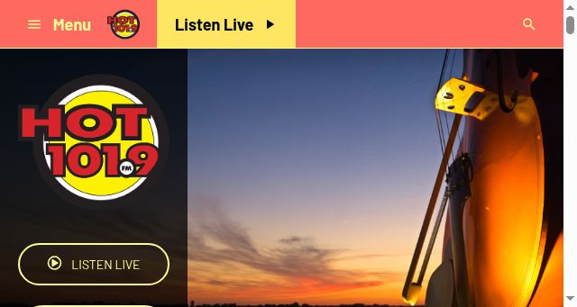 Screenshot of hot1019.ca