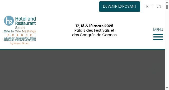 Screenshot of hotel-and-restaurant-one-to-one-meetings.fr
