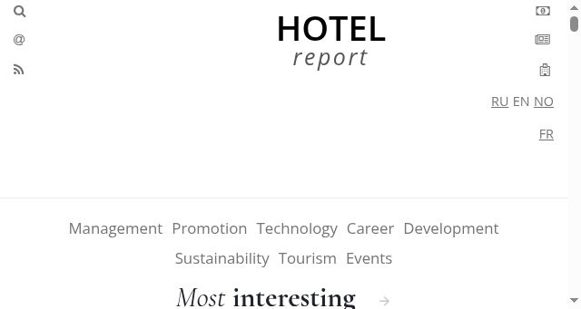 Screenshot of hotel.report
