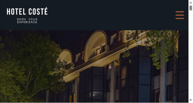 Screenshot of hotelcoste.ge