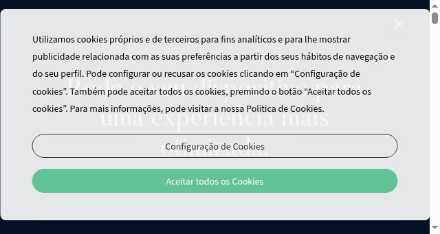 Screenshot of hoteldochiado.pt