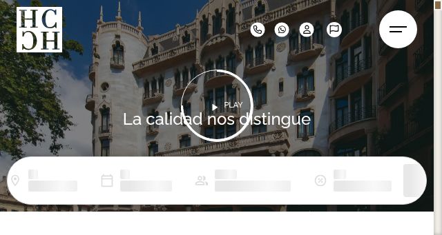 Screenshot of hotelescenter.es