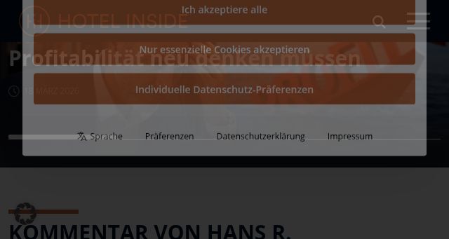 Screenshot of hotelinside.ch