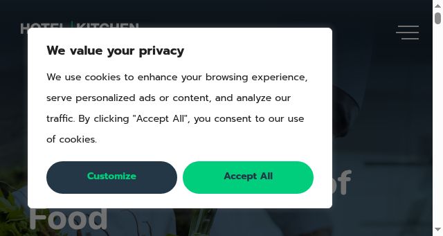 Screenshot of hotelkitchen.org