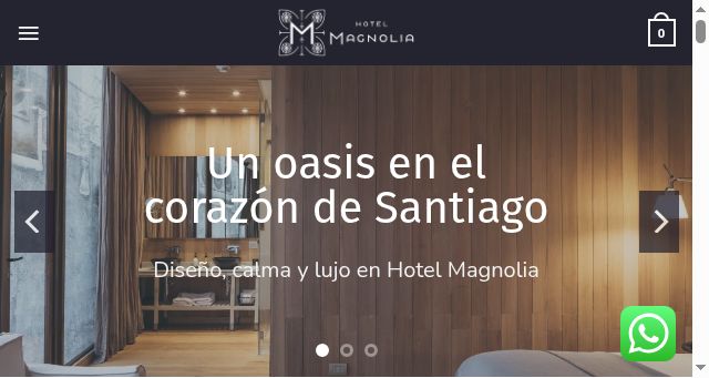 Screenshot of hotelmagnolia.cl