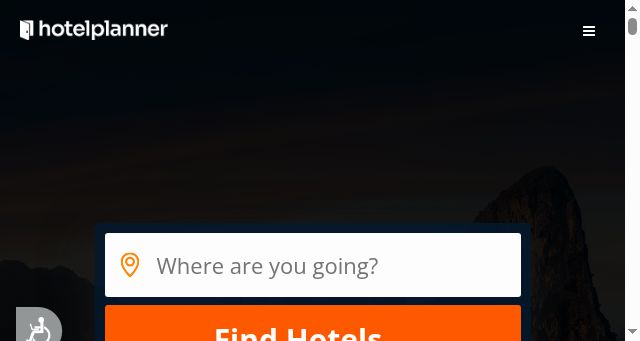 Screenshot of hotelplanner.com