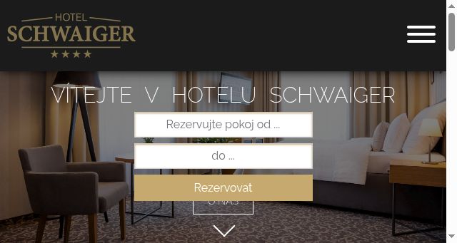 Screenshot of hotelschwaiger.cz