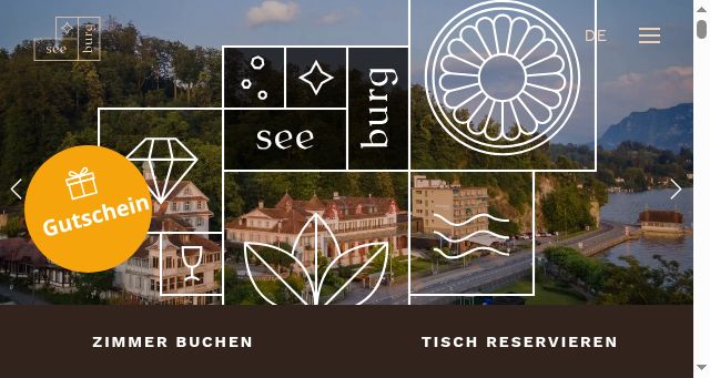 Screenshot of hotelseeburg.ch