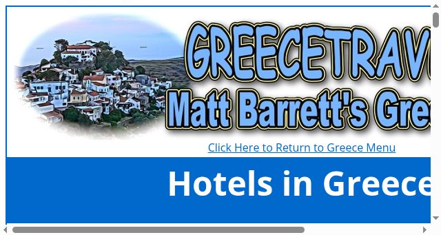 Screenshot of hotelsofgreece.com