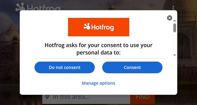Screenshot of hotfrog.in