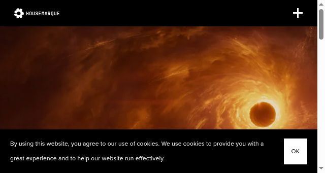 Screenshot of housemarque.com