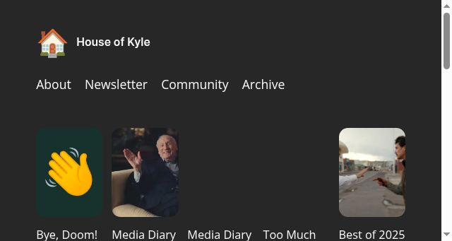 Screenshot of houseofkyle.com