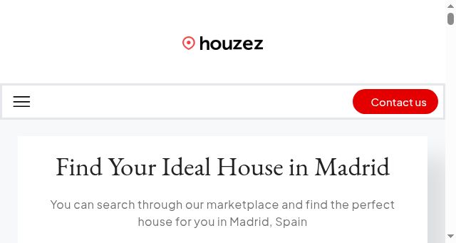 Screenshot of housesforsaleinmadrid.com