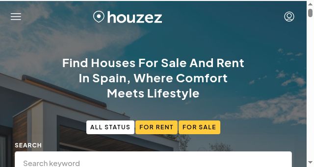 Screenshot of housesinspain.net