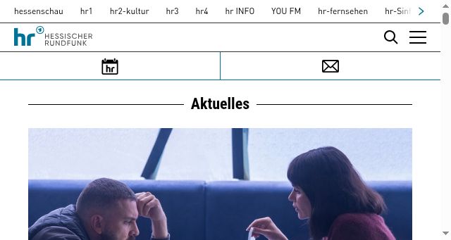 Screenshot of hr.de