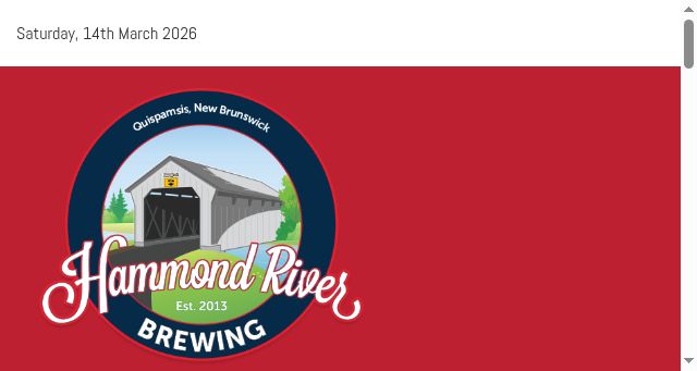 Screenshot of hrbrewing.ca
