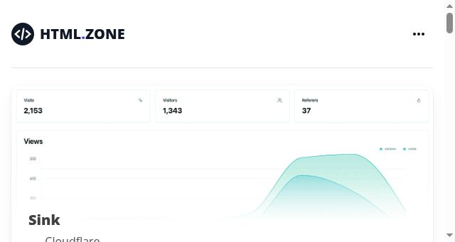 Screenshot of html.zone