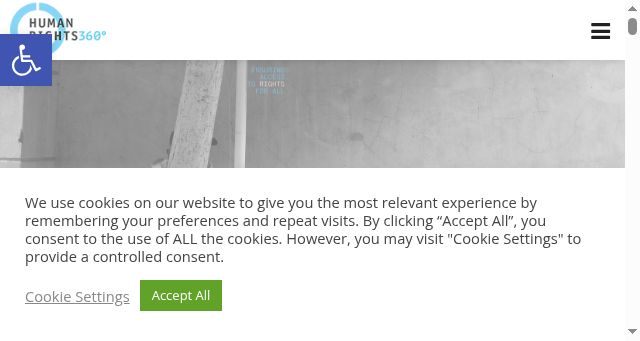 Screenshot of humanrights360.org