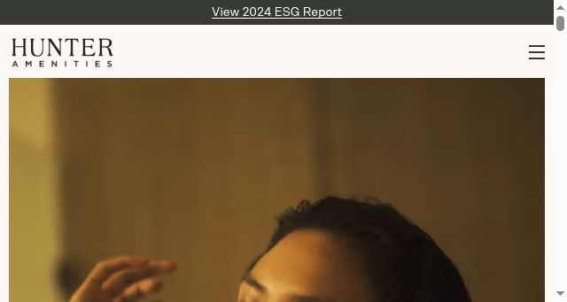 Screenshot of hunteramenities.com